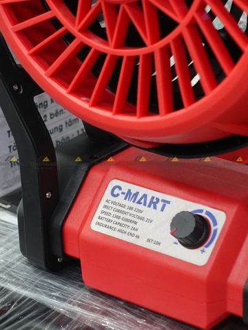 Thân máy quạt dùng pin và điện 2 trong 1 M21 Cmart