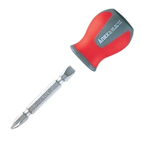 Tua vít lùn 2 đầu Anex No.1580 PH2 và SL6 dài 65mm