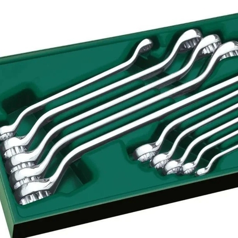 Bộ cờ lê hai đầu vòng 10 chi tiết Sata 09905