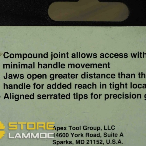 Kìm mỏ nhọn dài  Sata 70711 Double X  đầu thẳng