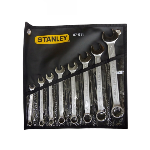 Bộ cờ lê vòng miệng 8 chi tiết MET Stanley 87-011-1