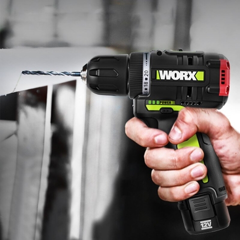 Máy khoan bắn vít pin 12V Worx Green WU130 (không búa)
