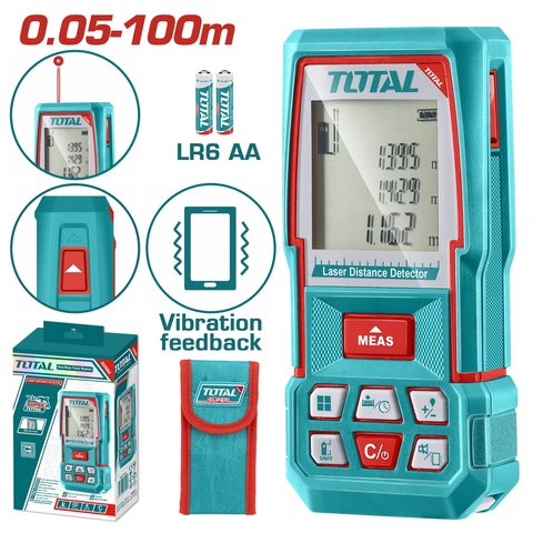 Máy đo khoảng cách laser 100m tia đỏ Total TMT51036
