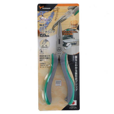 Kìm mỏ nhọn mũi cong 150mm Trinity Tsunoda TM-05