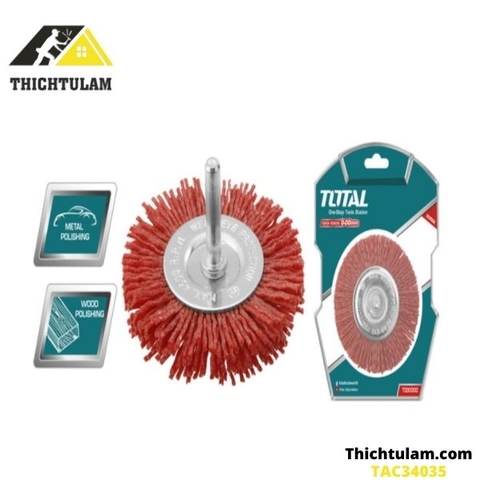 Bánh cước nylon 75mm Total TAC34035