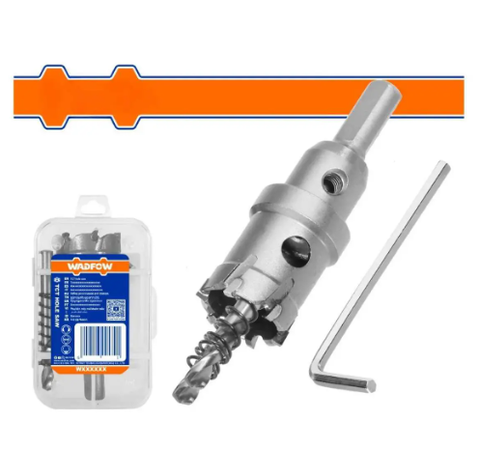 Mũi khoét lỗ inox TCT 22mm Wadfow WKJ6B22