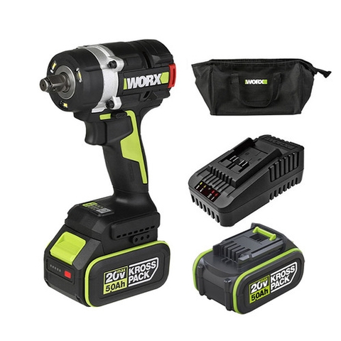 Máy bắn bu lông pin 20v lực 700-850Nm Worx WU270