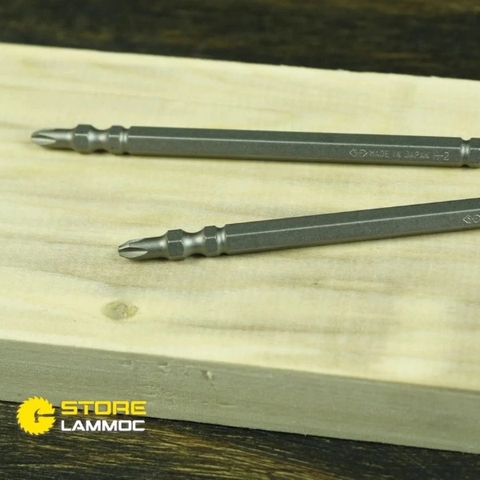 Bộ mũi bắn vít PH2 4 cạnh dài 125mm (#2X125) Sunflag SSB-2125