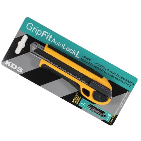 Dao rọc giấy 18mm có chỗ giữ lưỡi Kds G-15