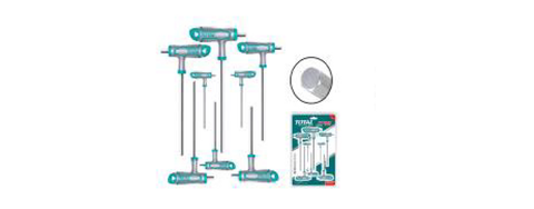 Bộ 8 chìa lục giác tay cầm chữ T Total THHW8081