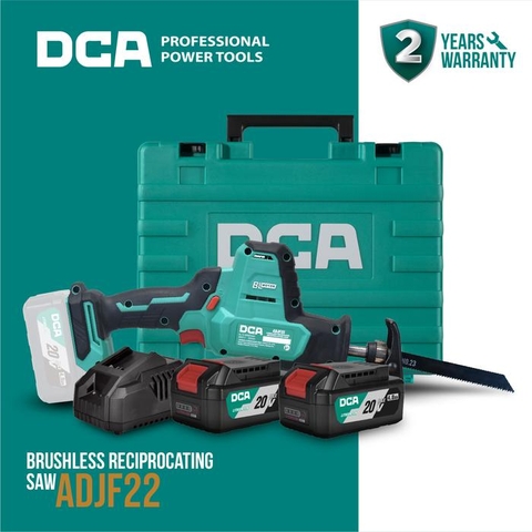 Máy cưa kiếm pin 20v DCA ADJF22EM (2 pin 4ampe)