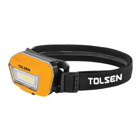 Đèn deo đầu cảm biến pin sạc Tolsen 60012