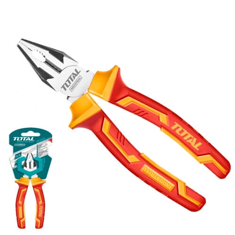 Kìm răng cách điện 7inch 180mm Total THTIP2171