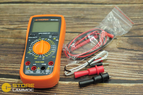 Đồng hồ vạn năng đo dòng điện 1000 volt TRUPER 10403 MUT105