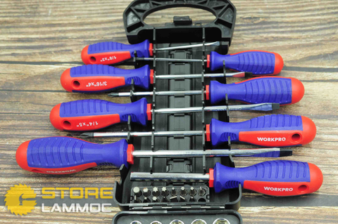 Bộ tua vít 45 chi tiết Workpro W000832