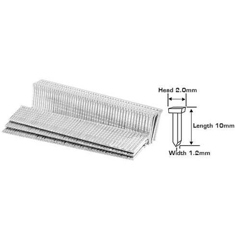 Đinh bấm thẳng 2x1.2x10mm Total THT39105