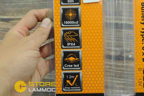 Đèn pin cầm tay cán nhôm 3W Ingco HFL013D1