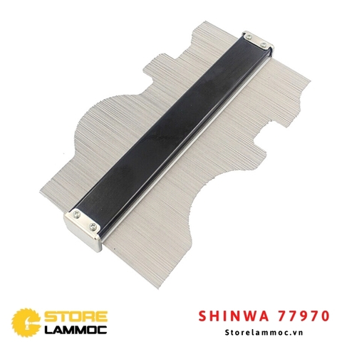Thước đo góc dưỡng đo hình dạng 150mm Shinwa 77970