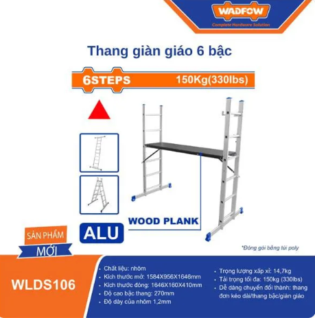 Thang Giàn Giáo 6 Bậc WADFOW WLDS106