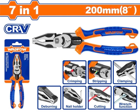 Kìm Điện Đa Năng 7 Trong 1 WADFOW WPL1778