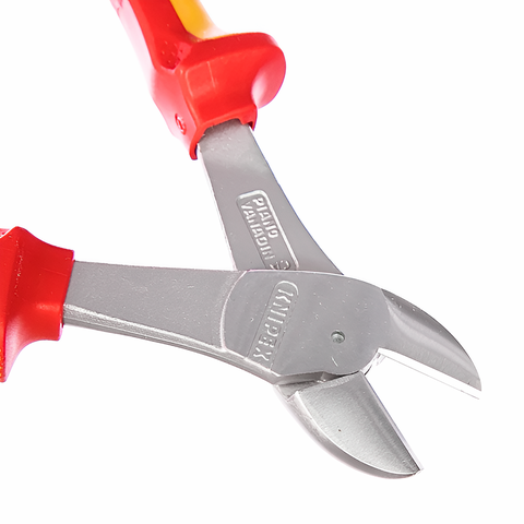 Kìm cắt cộng lực dài 250mm, cách điện cán đỏ vàng Knipex 7406250