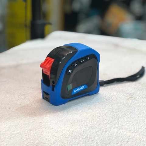 Thước cuộn đo điện tử Lazer 40m kết hợp dây kéo 5m Cmart D0028B