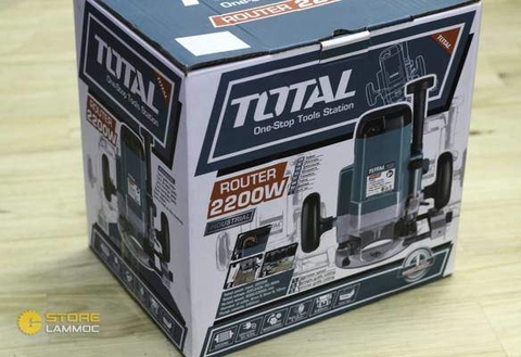 Máy phay gỗ 2200W Total TR11122