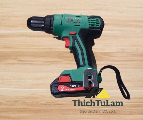 Máy khoan pin 18V lực 70Nm có búa DCA ADJZ13L (2 pin 2Ah)
