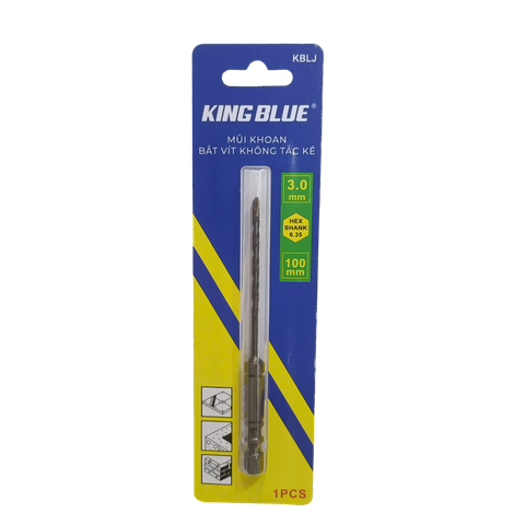 Mũi khoan tường đa  năng 3.0mm dòng không tắc kê Kingblue KBLJ-03x100