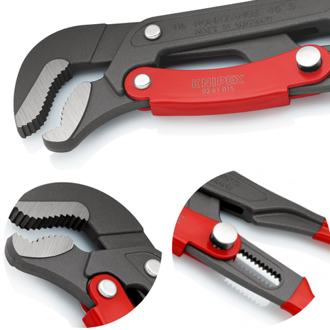 Kìm nước thao tác nhanh Ø60-420mm Knipex S-Type 8361015