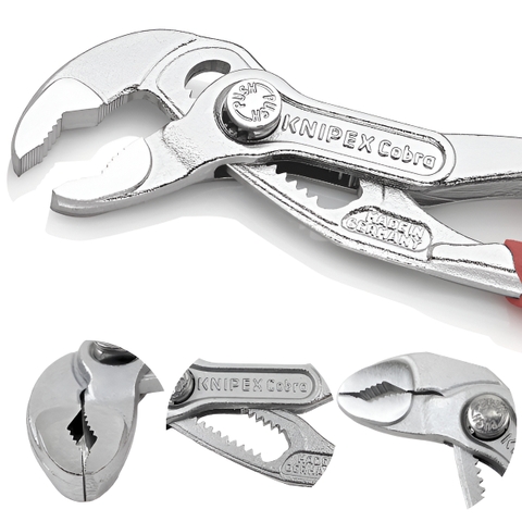 Kìm mỏ quạ mini mạ chrome Ø29mm, 125mm Knipex 8703125