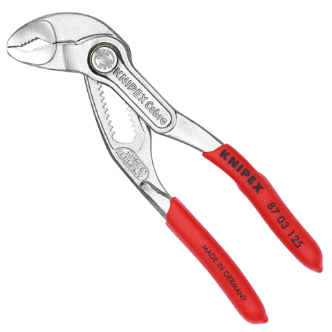 Kìm mỏ quạ mini mạ chrome Ø29mm, 125mm Knipex 8703125