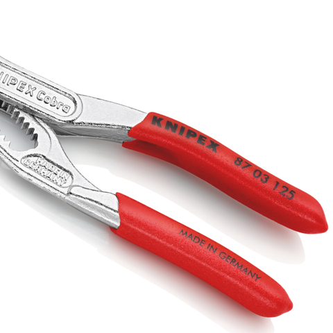 Kìm mỏ quạ mini mạ chrome Ø29mm, 125mm Knipex 8703125
