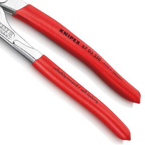 Kìm mỏ quạ mạ chrome Ø50mm, 250mm Knipex 8703250