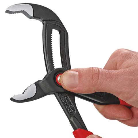 Kìm mỏ quạ Ø50mm, 250mm cán xanh đỏ Knipex Quickset 8722250