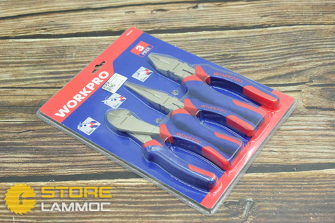 Bộ kìm 3 chi tiết Workpro W001302
