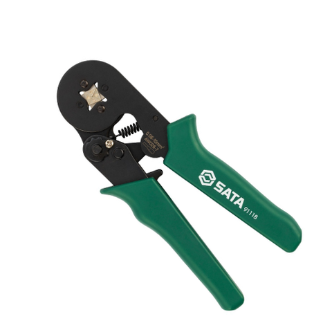 Kìm bấm cos vuông (0.08 - 10MM²) 7inch (180MM) SATA 91118