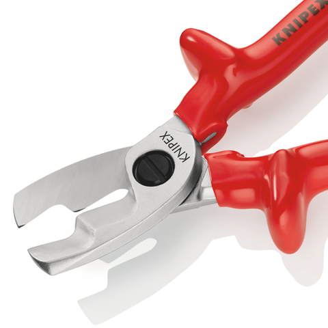 Kìm cắt cáp điện, cán đúc VDE cách điện 1000V Knipex 9517200
