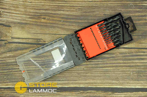 Bộ 19 mũi khoan kim loại từ 1-10mm HSS Super SENKA SK-19MBI