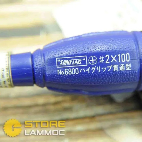 Tua vít 4 cạnh PH2 dài 100mm (+) #2×100 Sunflag No.6800