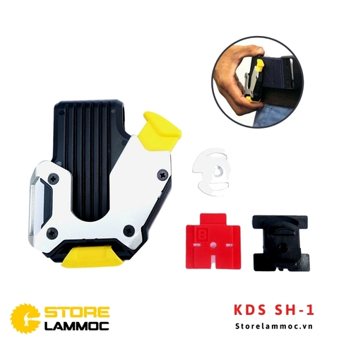 Kẹp thước kéo (cuộn) đeo hông KDS SH-1
