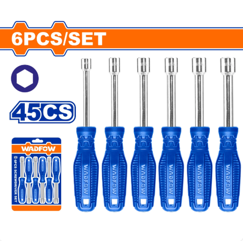 Bộ 6 tua vít đầu lục giác WadFow WSS24T6
