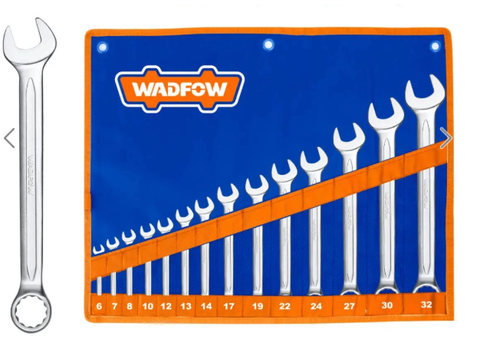 Bộ 14 cờ lê vòng miệng 6-32mm Wadfow WSP1M14