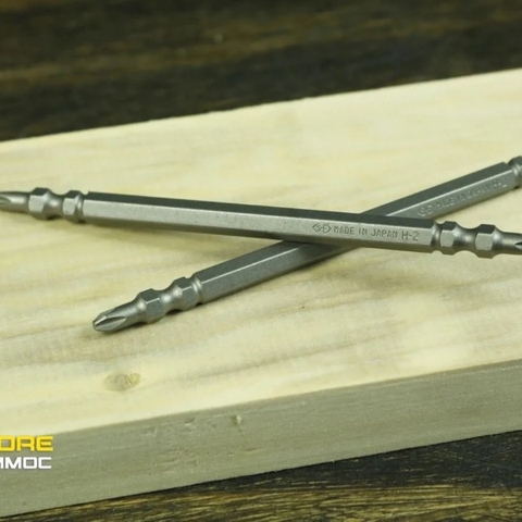 Bộ mũi bắn vít PH2 4 cạnh dài 125mm (#2X125) Sunflag SSB-2125