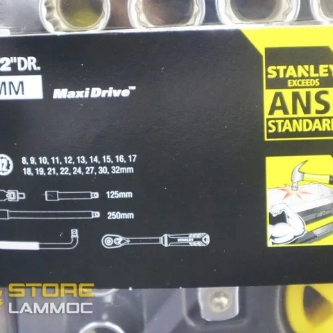 Bộ cần và đầu tuýp cao cấp 23 chi tiết Stanley STMT74726-8C