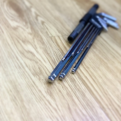 Bộ lục giác đầu bi 9 chi tiết có cán nối cao cấp Buddy BA0096