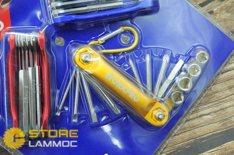Bộ lục giác xếp gọn 3 trong 1 29 chi tiết WORKPRO W000901