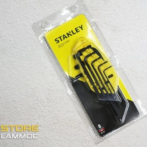 Bộ lục giác hệ Inch 8 cái Stanley 69-252