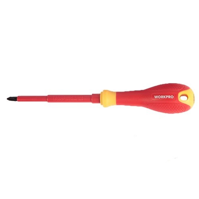 Tua vít pake cách điện PH2x125mm Workpro W094007