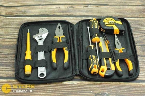Bộ dụng cụ gia đình 8 chi tiết Ingco HKTH10808